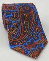 Macclesfield Modern Madder Printed Silk Tie MMPT-93